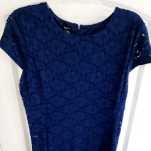 Elegant Navy Lace Dress by Alfani